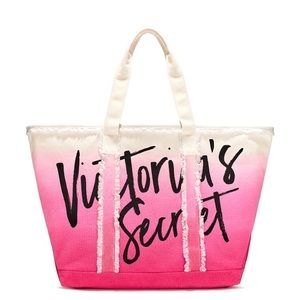 NWT Victoria Secret Tote- SPRING BREAK ombré PINK